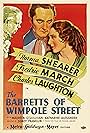 Charles Laughton, Fredric March, and Norma Shearer in The Barretts of Wimpole Street (1934)