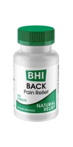 BHI Back Natural Back, Hip Leg Pain Relief - 6 Powerful Multi-Symptom Active Homeopathic