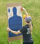 Champion Police Targets 40730 Police Silhouette B-27 E, 23" x 36"