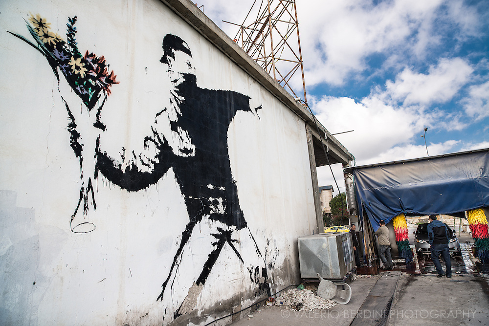 Banksy Flower Thrower Original