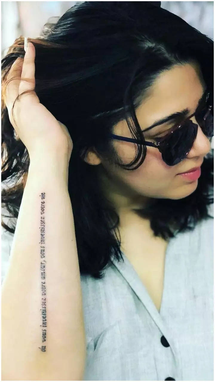 Discover 61+ rashmika mandanna tattoo name meaning super hot - in ...