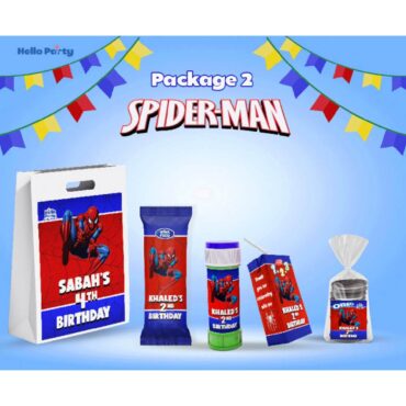 Hello Party Spiderman Package 2 - For 5 Kids