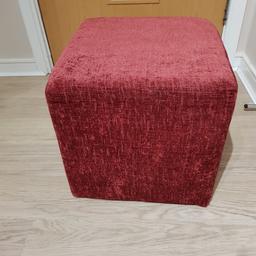 Red stool in perfect condition