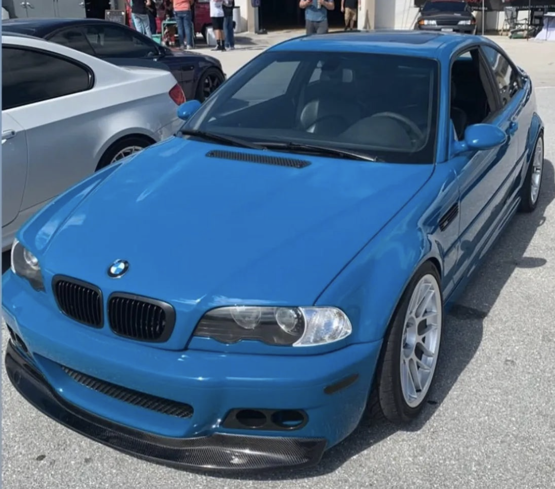 BMW E46 M3 CSL Style Carbon Fiber Lip Pom performance m3list discount code