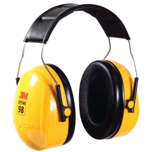 3M Optime 98 Standard Yellow Ear Muffs H9A