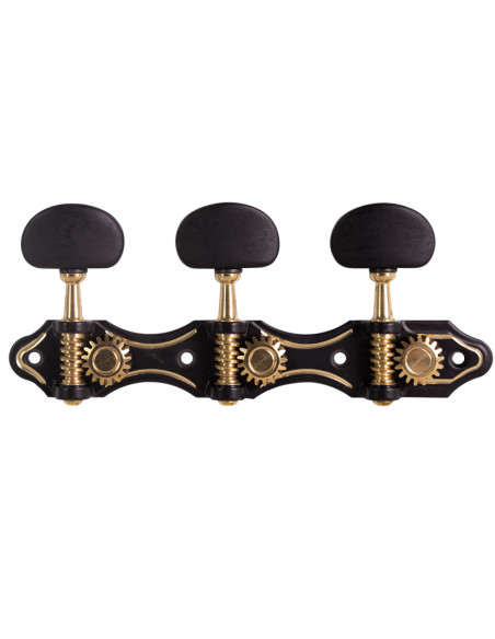 Aparicio Classical Guitar Machine Head Murcia Model Black-Bronze/Ebony