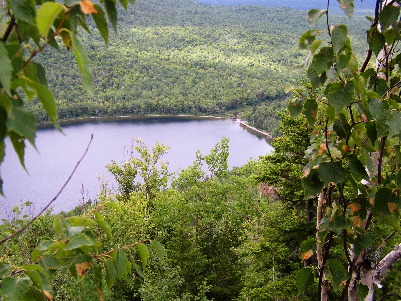 Lower South Branch Pond from the North Ridge of North Traveler Mountain (2007)