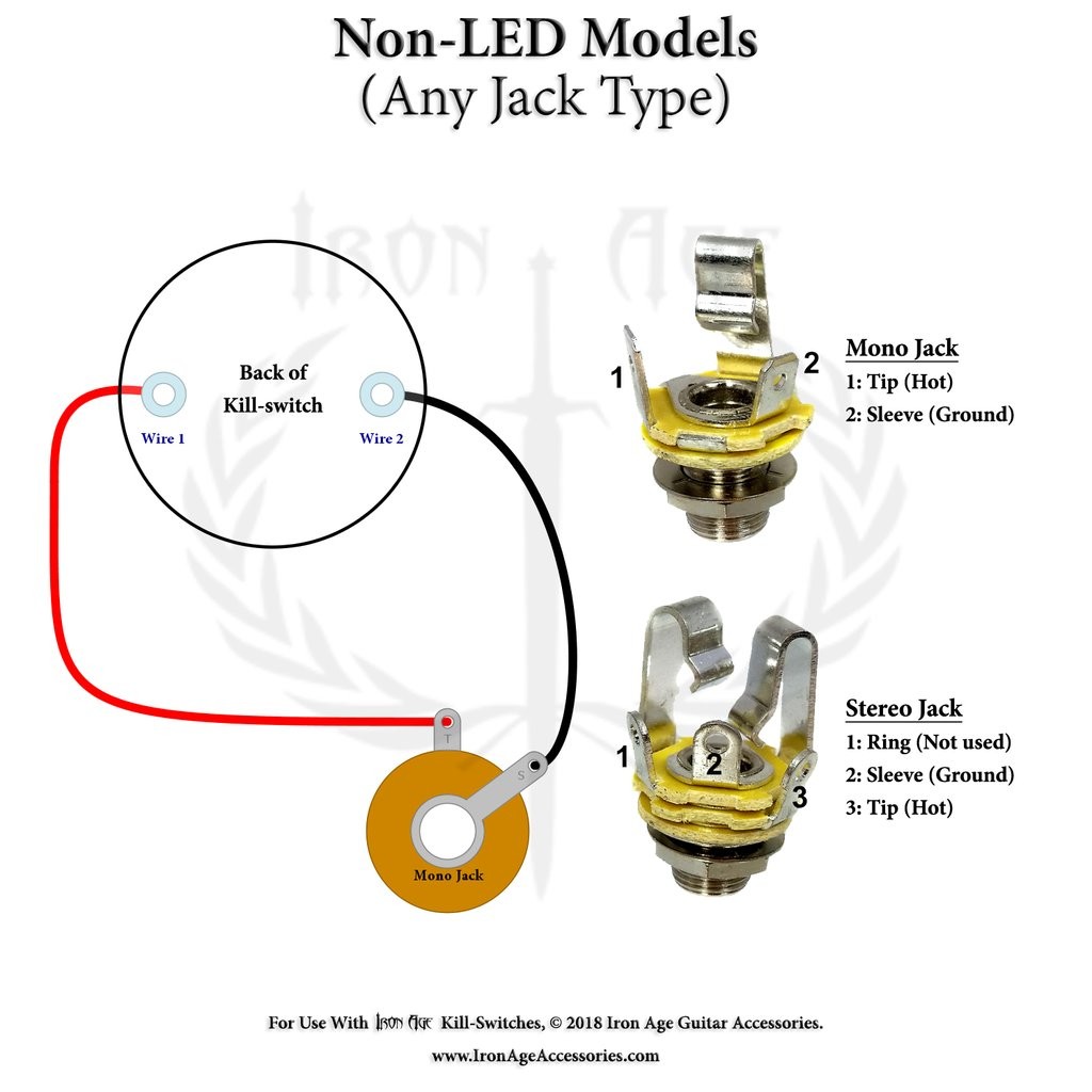 Iron Age Guitar Kill Switch non LED