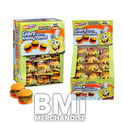 SPONGEBOB GIANT KRABBY PATTIES GUMMY CANDY