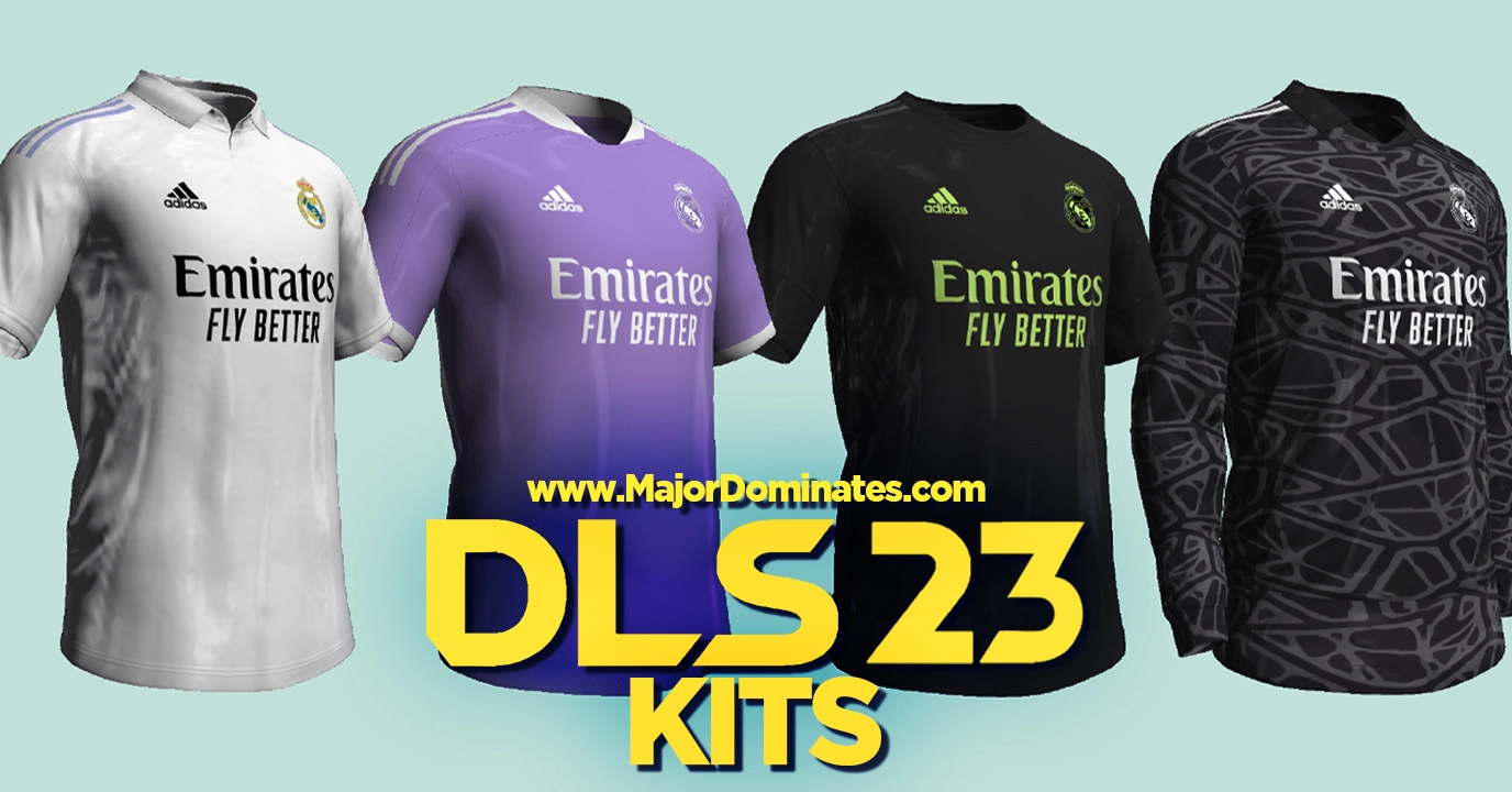 Real Madrid 22/23 Kits for DLS 23 | Dream League Soccer 2024