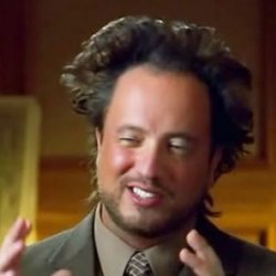 Ancient Aliens - Crazy History Channel Guy Meme Generator Template