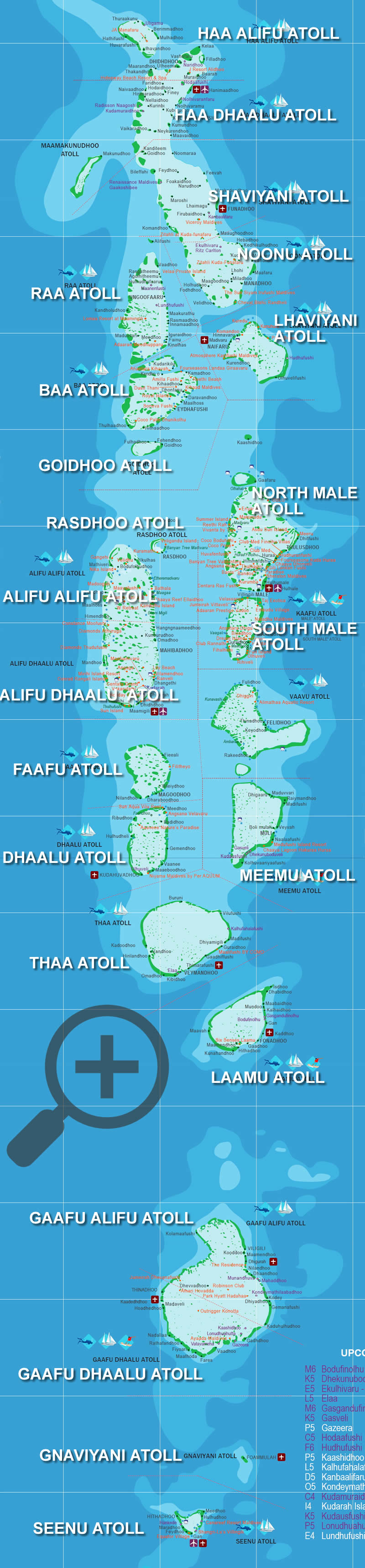 the maldives map with resorts and airports .pdf