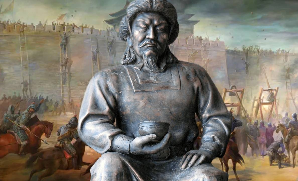 Genghis Khan's third son Ögedei Khan.