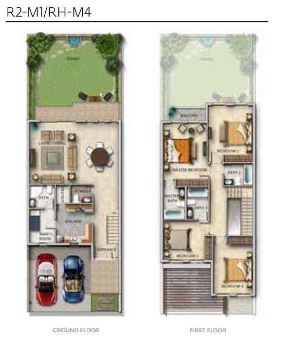 Aurum Villas by Damac Properties - Floor Plan