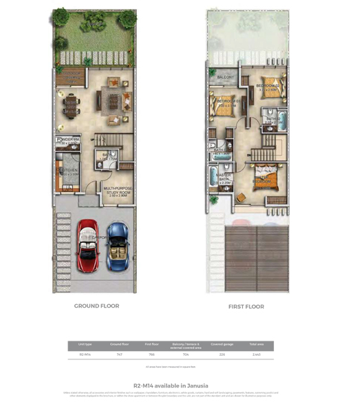 Akoya Casablanca Boutique Villas - Floor Plan