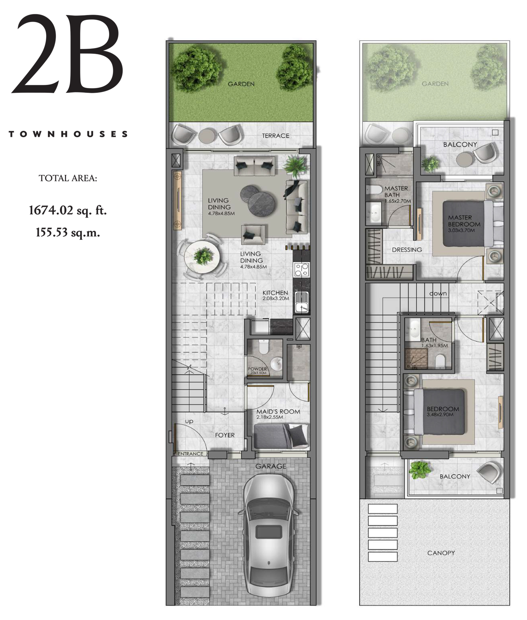 MAG City Townhouses at MBR City, Dubai | Meydan District 7 Floor Plan