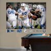 Peyton Manning Rollout In Your Face Mural Indianapolis Colts NFL