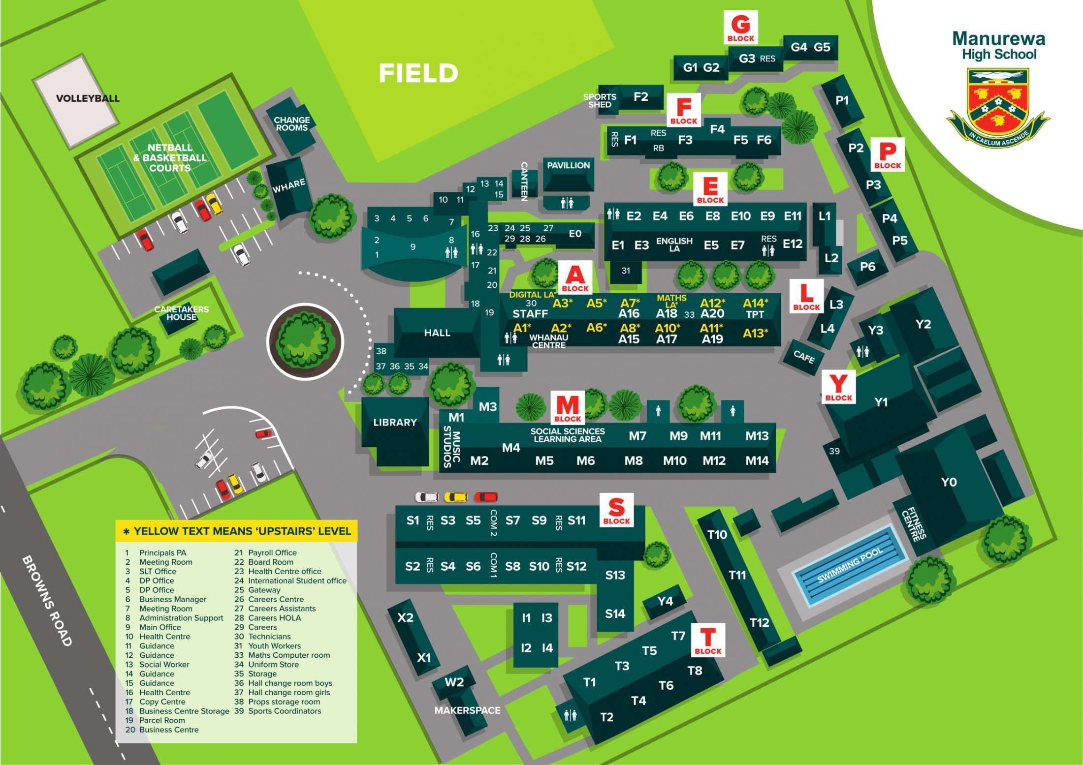 Primary School Campus Map