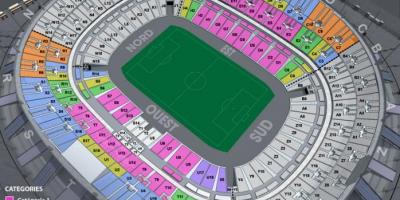 Map of Stade de France Soccer