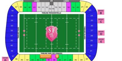 Map of Stade Jean Bouin