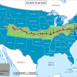 US Route 40 Map For Road Trip Highway 40