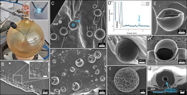 Protocells may have formed in the proximity of prebiotic compounds