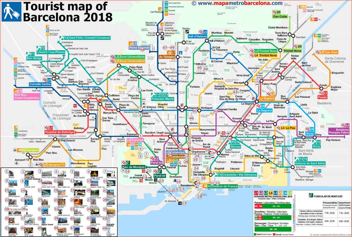 barcelona metro map One suitcase, seven shopping bags: barcelona ...