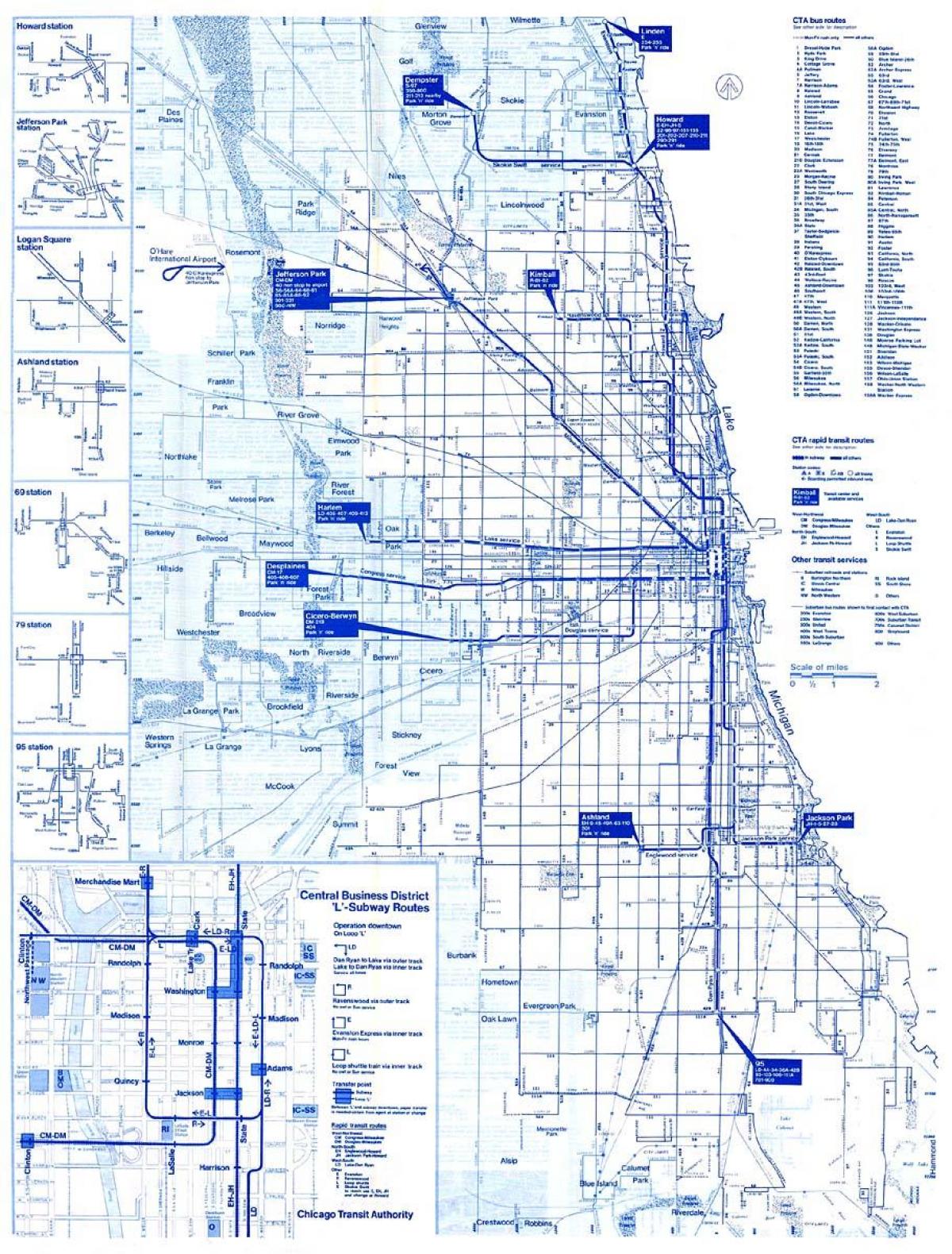 Cta Bus Route Map - World Map