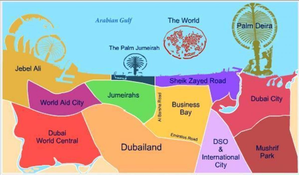 Dubailand Map