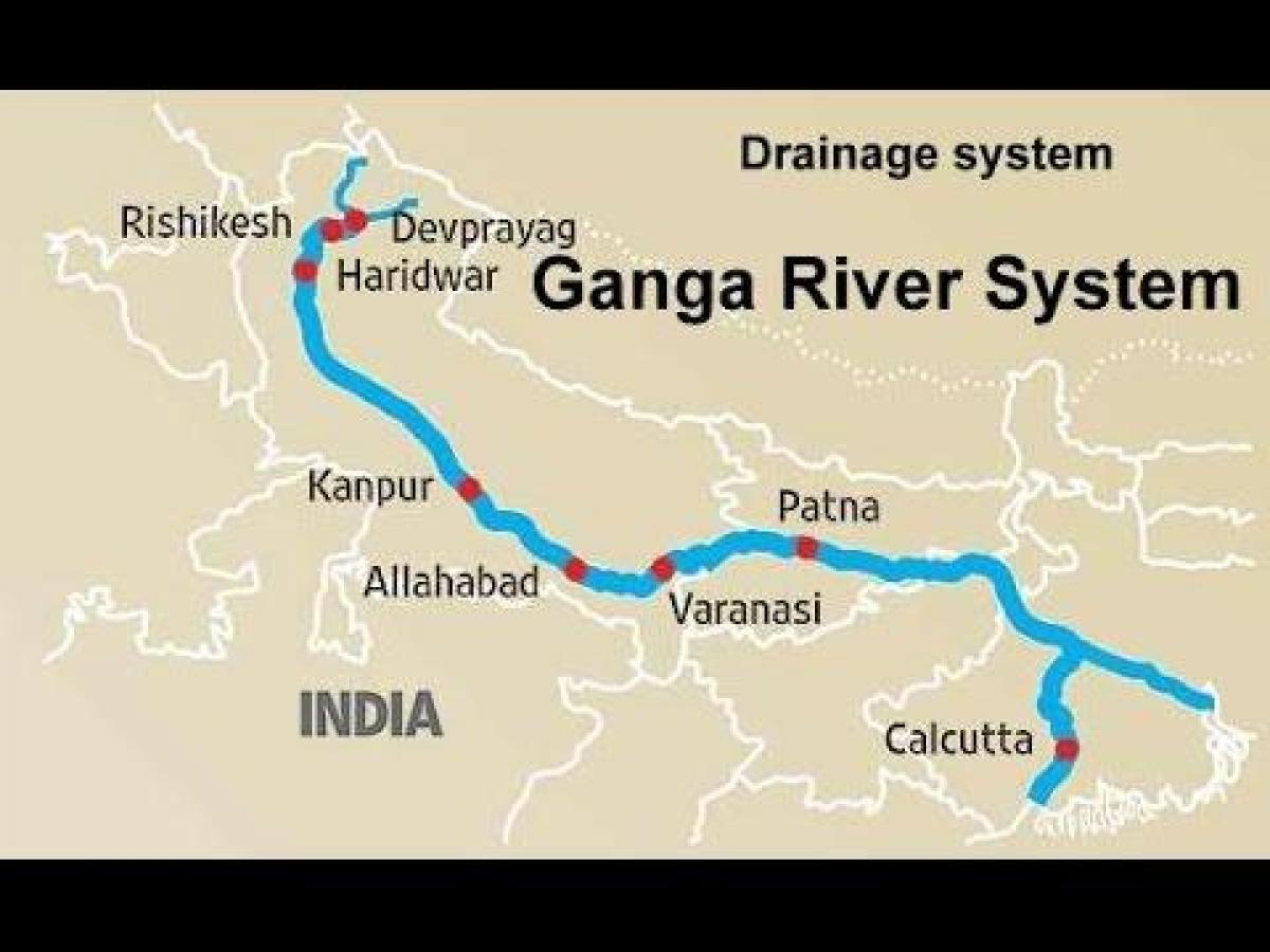 Ganges River Map Map Of Ganges River Ganges Map Ganga - vrogue.co