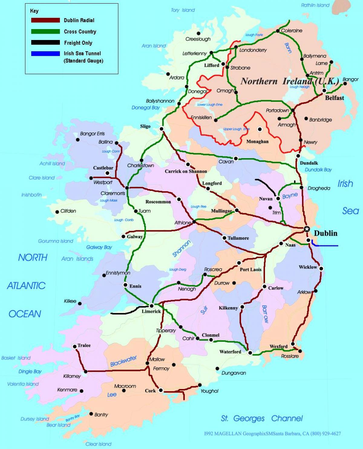 Ireland Train Map 2024 - Karel Lettie