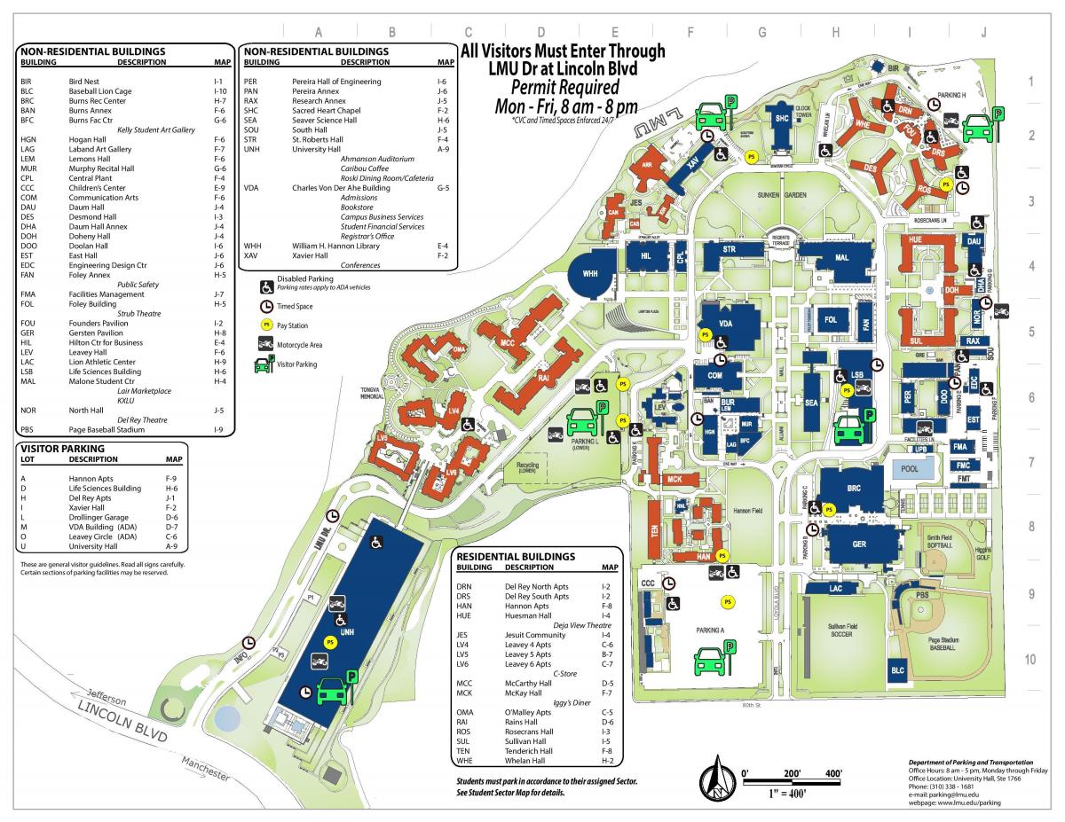 Loyola University Campus Map