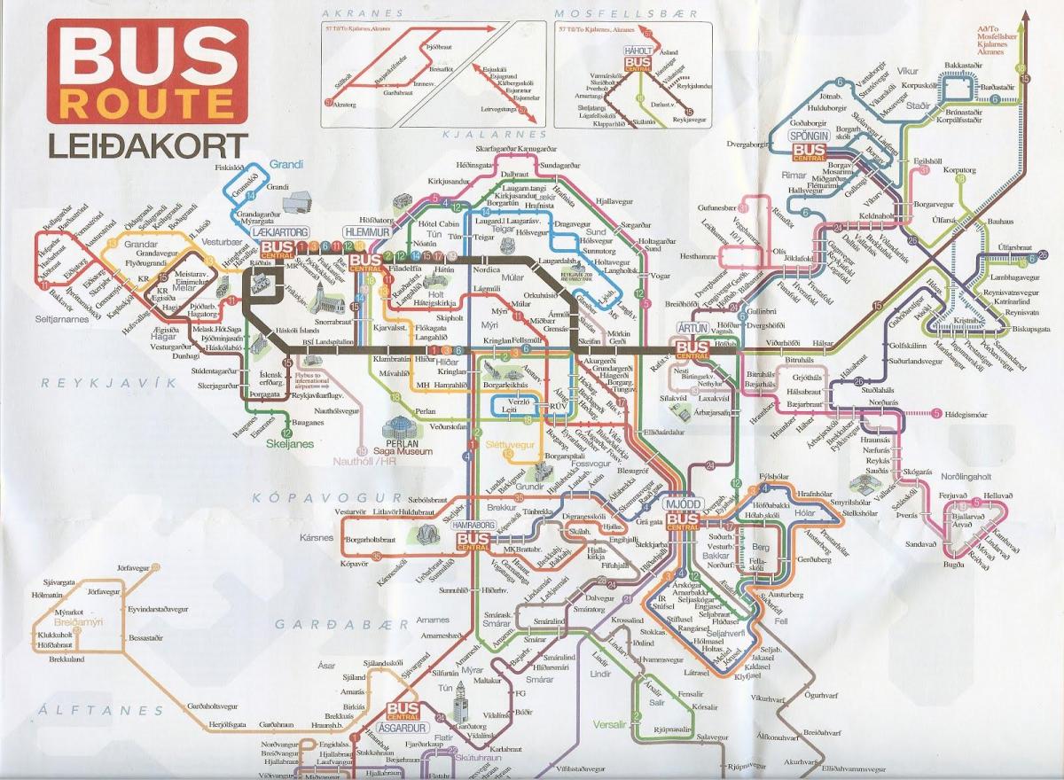 Plan Et Carte De Bus De Seville Routes Et Stations Des Autobus De ...