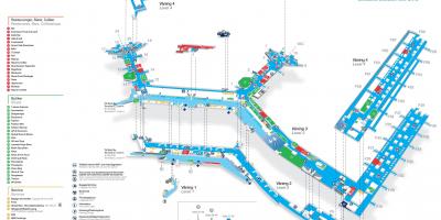 Arlanda terminal 5 map - Stockholm airport terminal 5 map (Södermanland ...