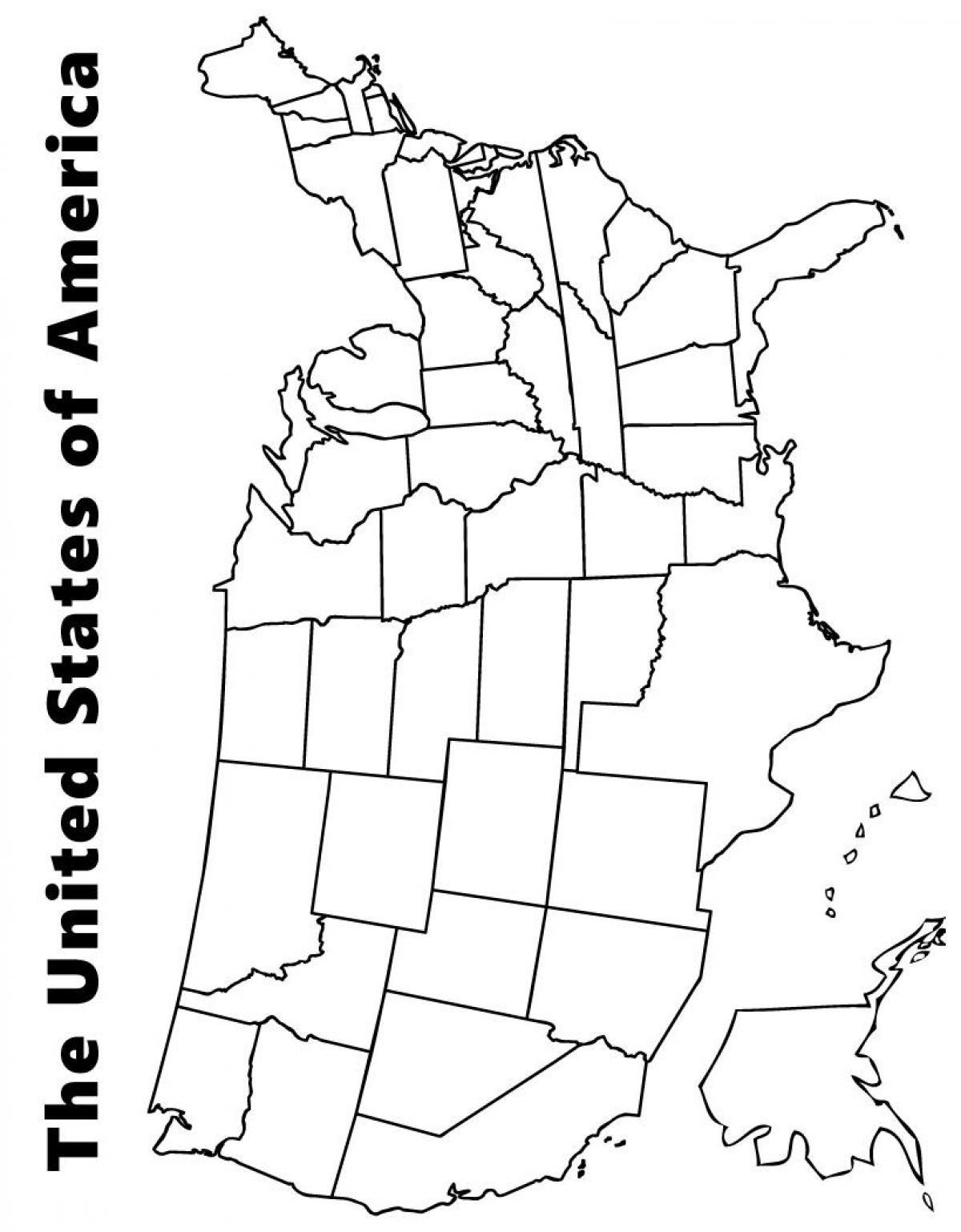 Printable Blank Map Of Usa Sarajmbiconsultingltdcom