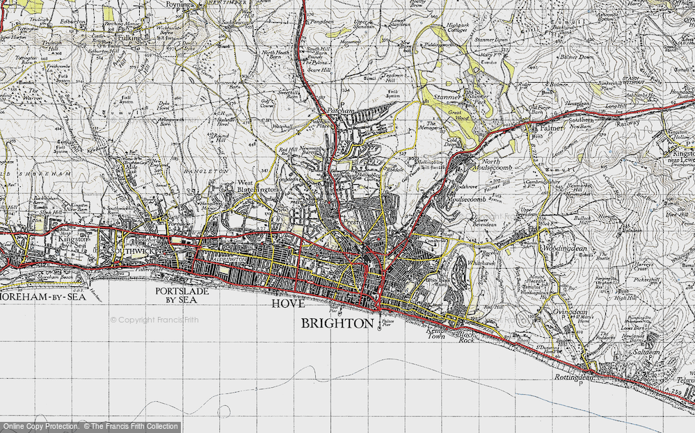 Old Map of Preston, 1940 in 1940