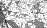 Old Map of Crewe Green, 1897 - 1908