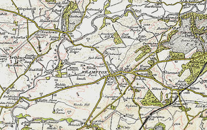 Old map of Brampton in 1901-1904