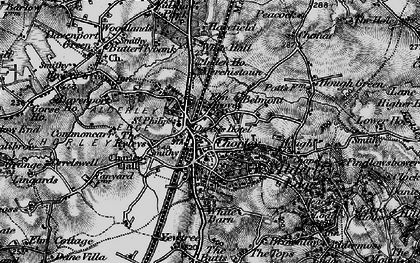 Old map of Alderley Edge in 1896