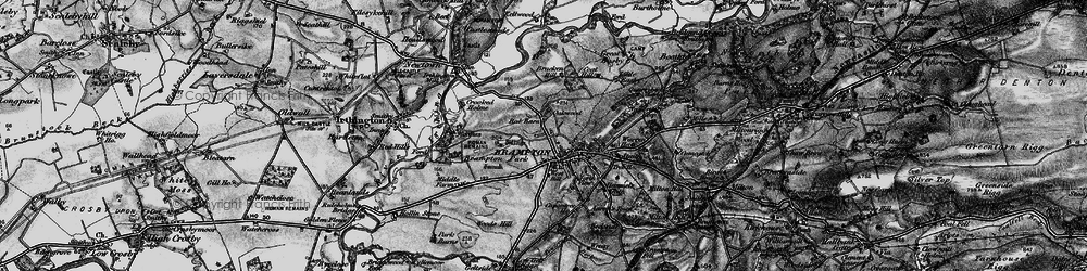 Old map of Brampton in 1897