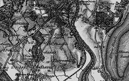 Old map of Bulwark in 1897