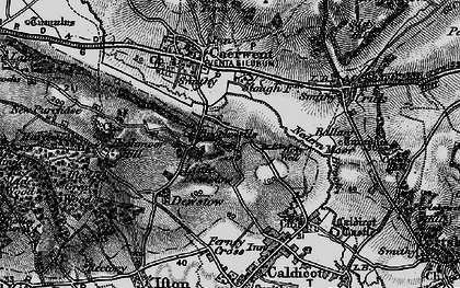 Old map of Caerwent Brook in 1897