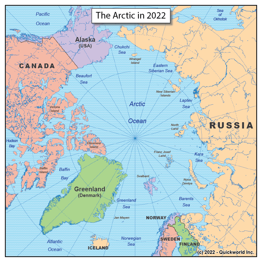 The Arctic in 2022 image.