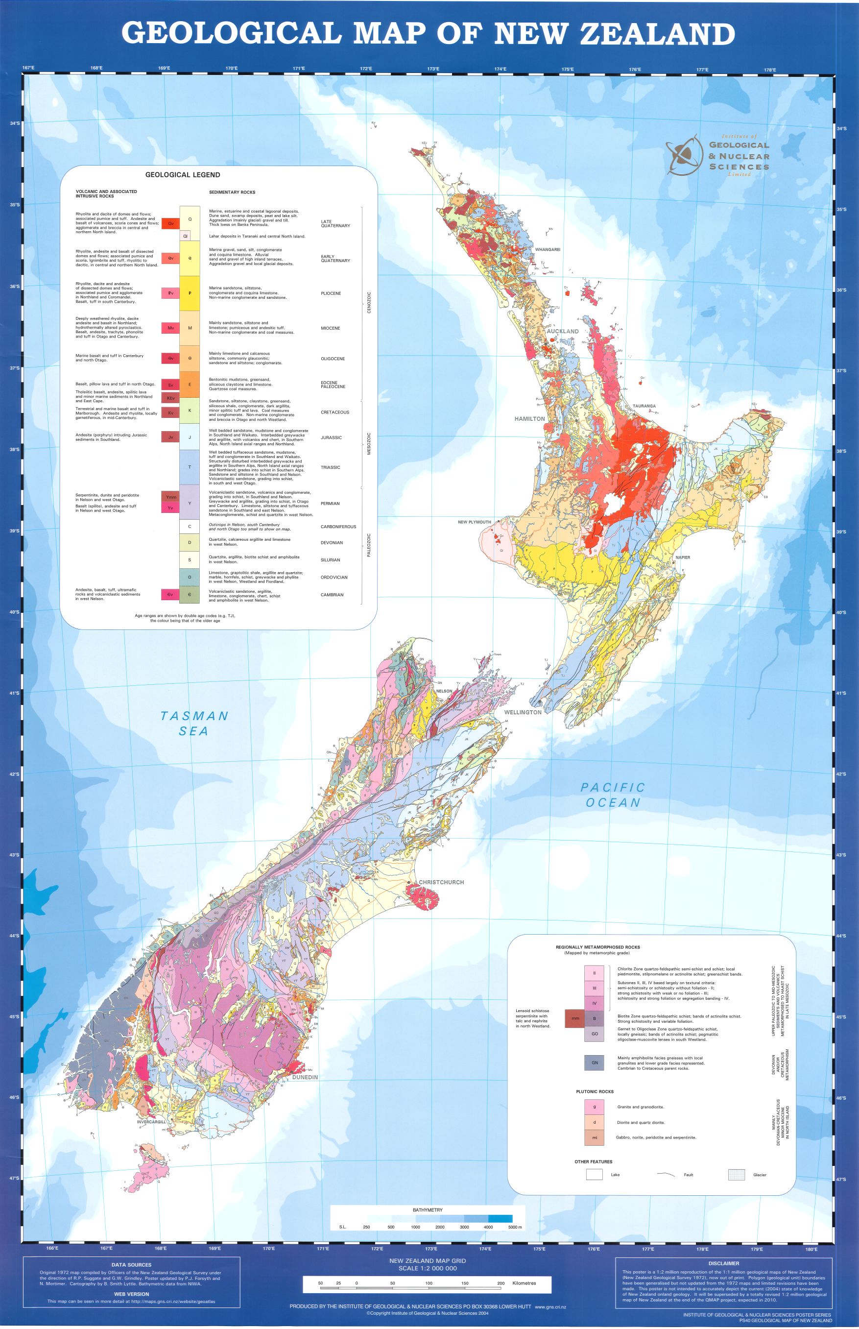 komentář Odložit Sinis geological map of new zealand Pást se číslice tajně