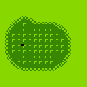 Map of a putting green from Golf on the FC, FDS, and NES