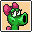 Birdo portrait (green)