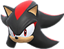 Head of Shadow the Hedgehog.