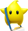 Dr. Luma (with blue shoulder strap)