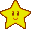 Sprite of a falling star from Mario Kart: Super Circuit