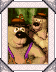 Björn Bear (right) with his twin brother, Benny (left), in Dixie Kong's Photo Album from Donkey Kong Country 3: Dixie Kong's Double Trouble!